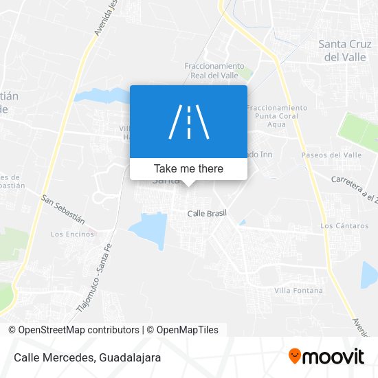 Mapa de Calle Mercedes