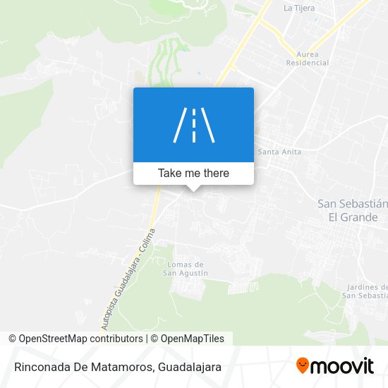 Mapa de Rinconada De Matamoros