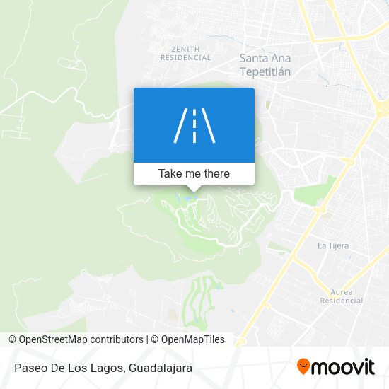 Mapa de Paseo De Los Lagos