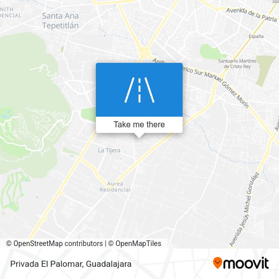Privada El Palomar map