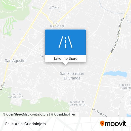 Mapa de Calle Asis