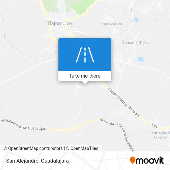 Mapa de San Alejandro
