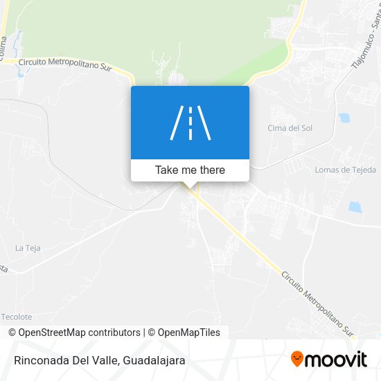 Mapa de Rinconada Del Valle