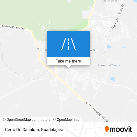 Cerro De Cacaluta map