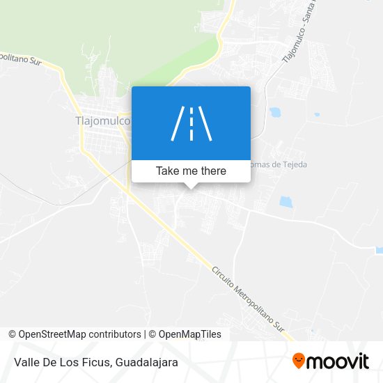 Valle De Los Ficus map