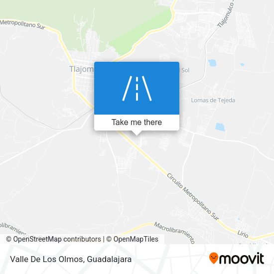 Mapa de Valle De Los Olmos