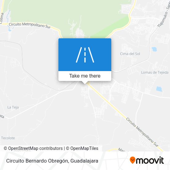 Mapa de Circuito Bernardo Obregón