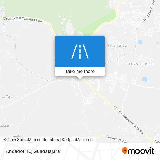 Mapa de Andador 10