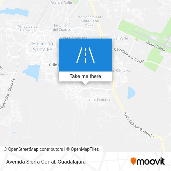 Mapa de Avenida Sierra Corral
