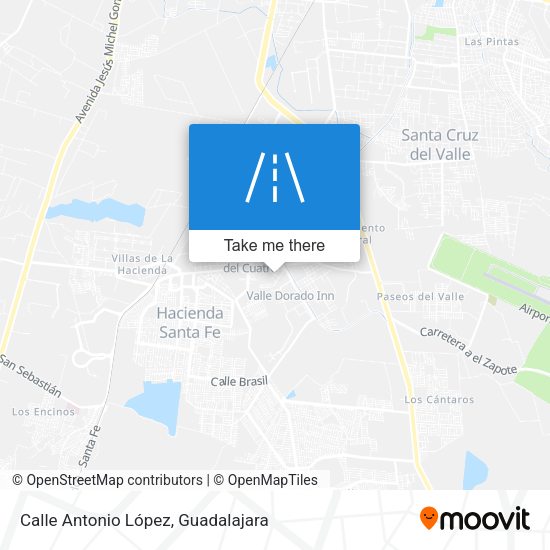 Calle Antonio López map
