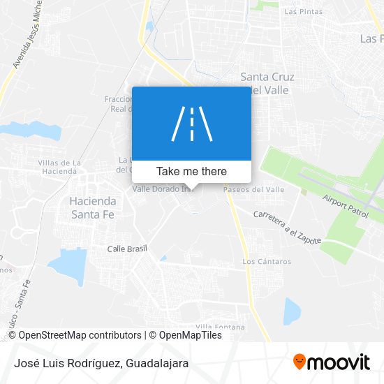 José Luis Rodríguez map