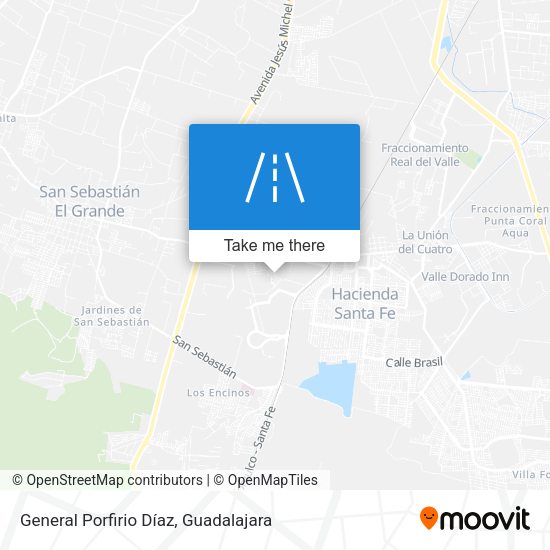 General Porfirio Díaz map