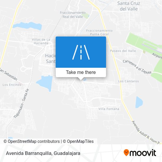 Avenida Barranquilla map