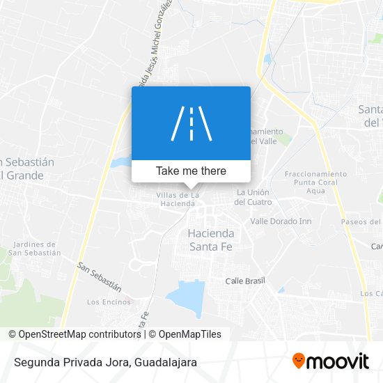 Segunda Privada Jora map