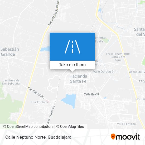 Calle Neptuno Norte map
