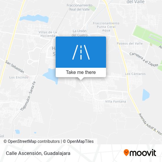 Calle Ascensión map