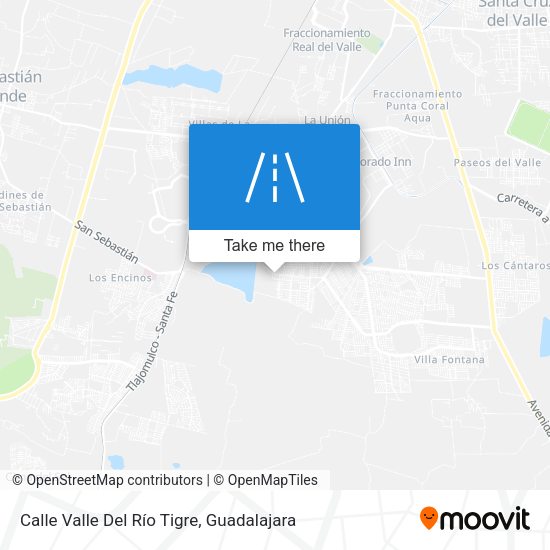 Calle Valle Del Río Tigre map