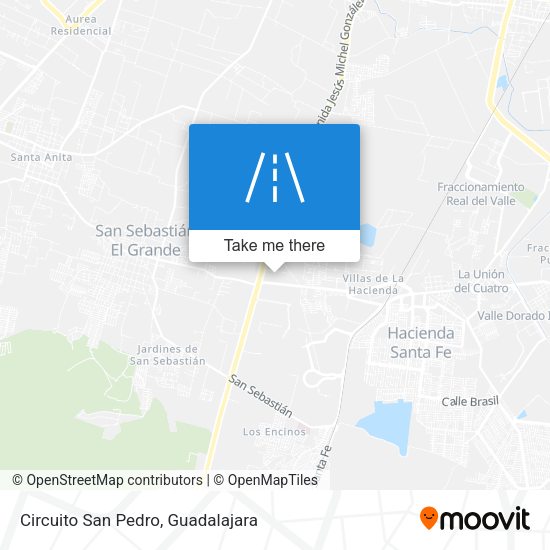Circuito San Pedro map