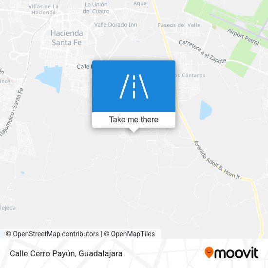 Mapa de Calle Cerro Payún