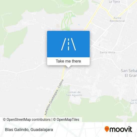 Mapa de Blas Galindo