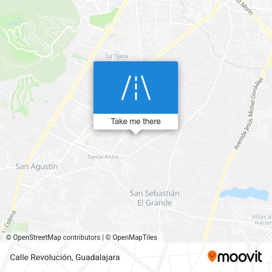 Calle Revolución map