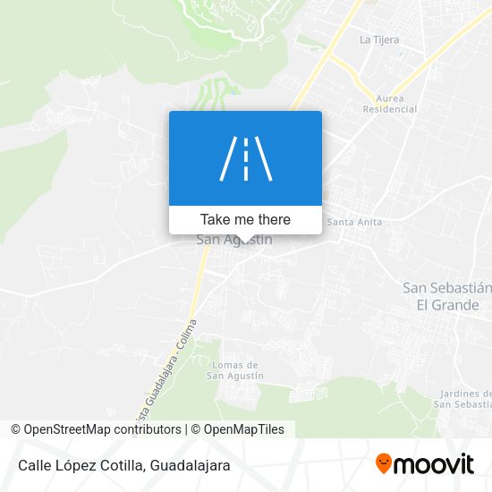 Mapa de Calle López Cotilla