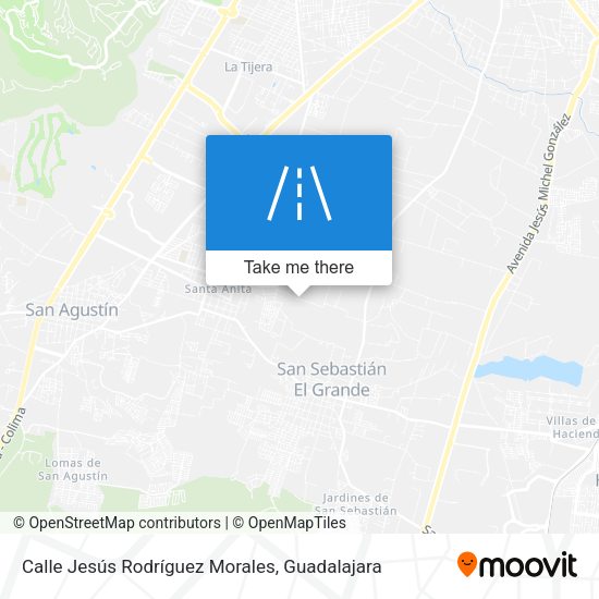 Mapa de Calle Jesús Rodríguez Morales