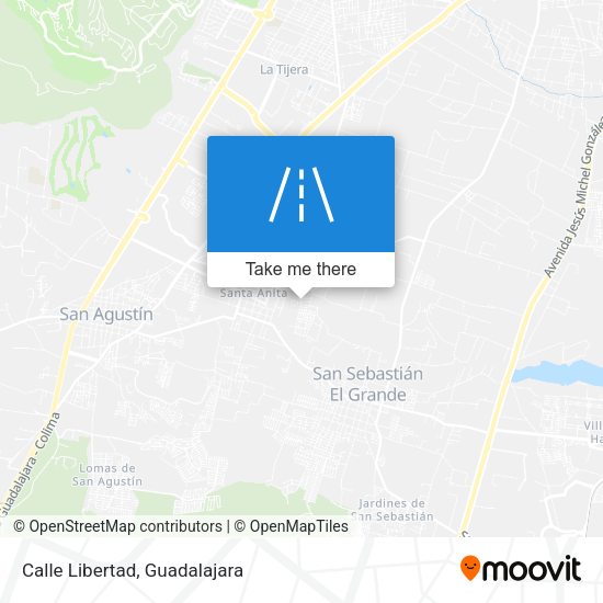 Mapa de Calle Libertad