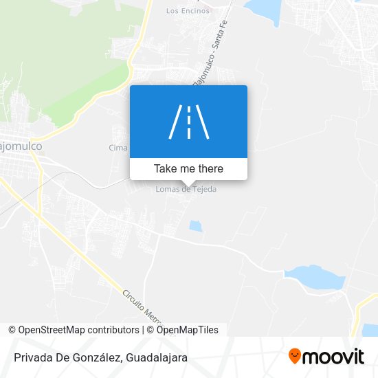 Privada De González map