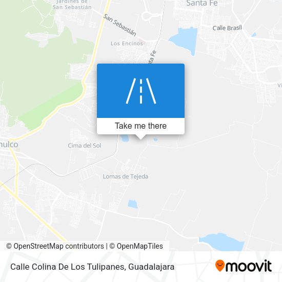 Calle Colina De Los Tulipanes map