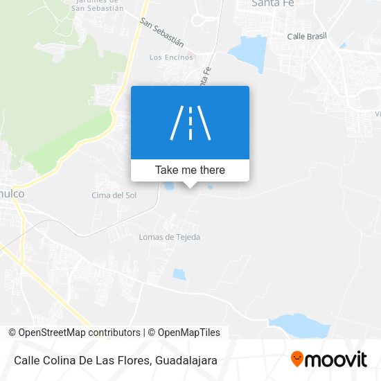 Calle Colina De Las Flores map