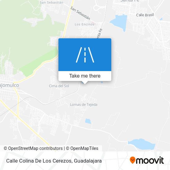Mapa de Calle Colina De Los Cerezos