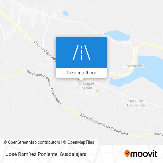 José Ramírez Poniente map