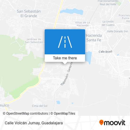 Mapa de Calle Volcán Jumay