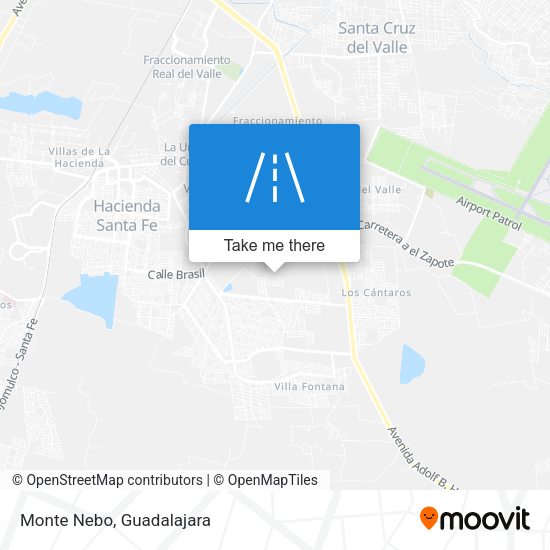 Mapa de Monte Nebo