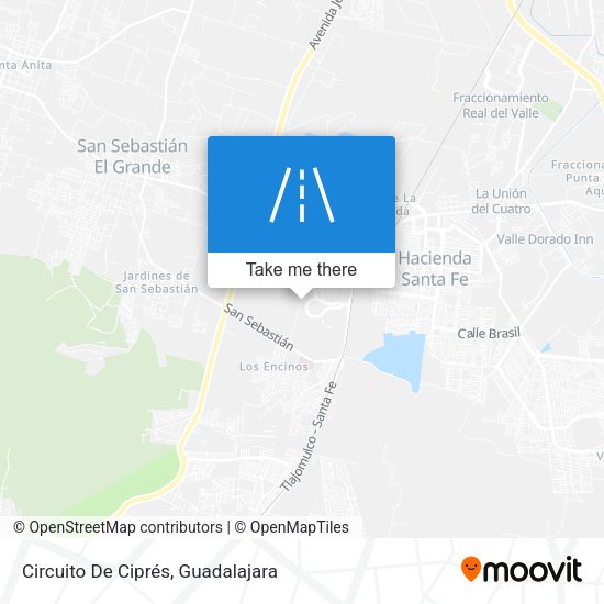Mapa de Circuito De Ciprés