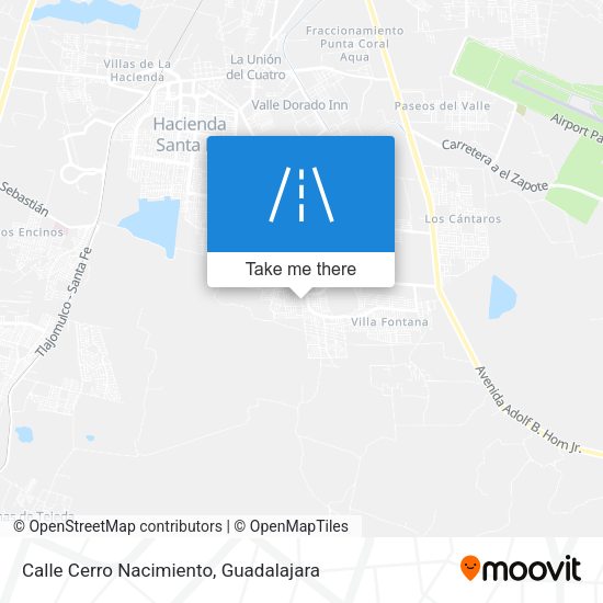 Calle Cerro Nacimiento map
