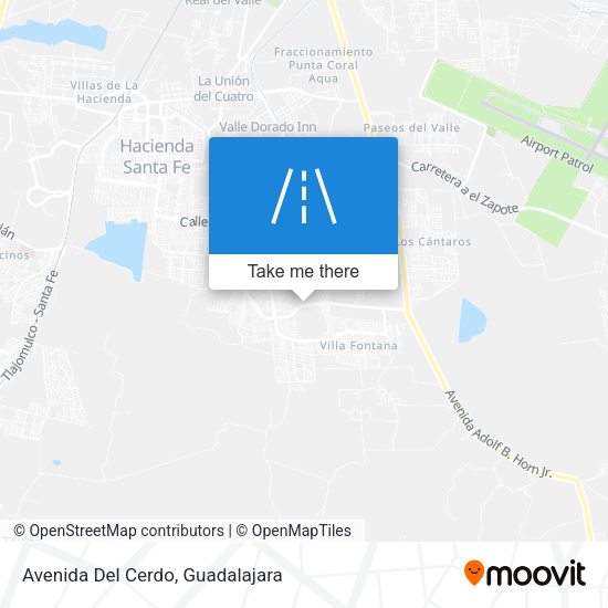 Avenida Del Cerdo map