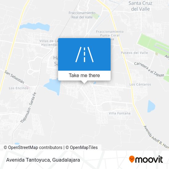 Avenida Tantoyuca map