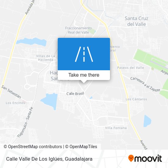 Calle Valle De Los Iglúes map