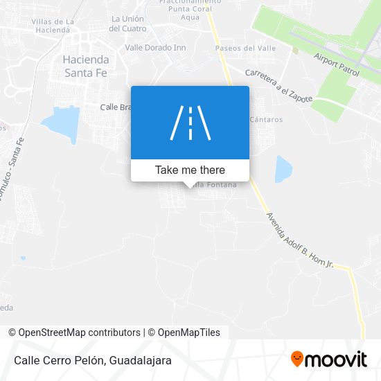 Mapa de Calle Cerro Pelón