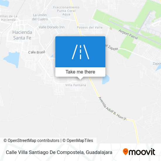 Mapa de Calle Villa Santiago De Compostela