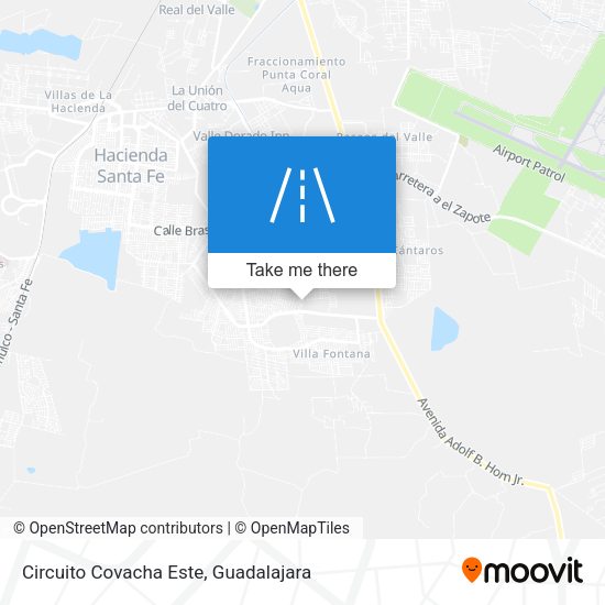 Circuito Covacha Este map