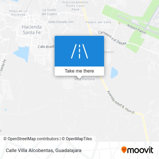 Mapa de Calle Villa Alcobentas