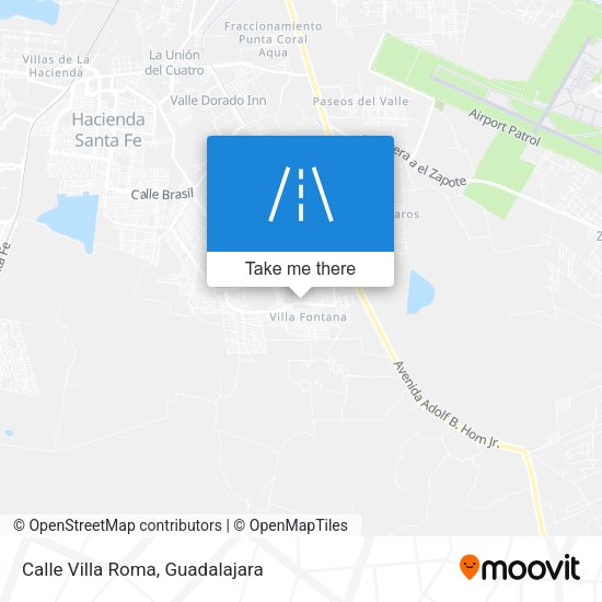 Mapa de Calle Villa Roma