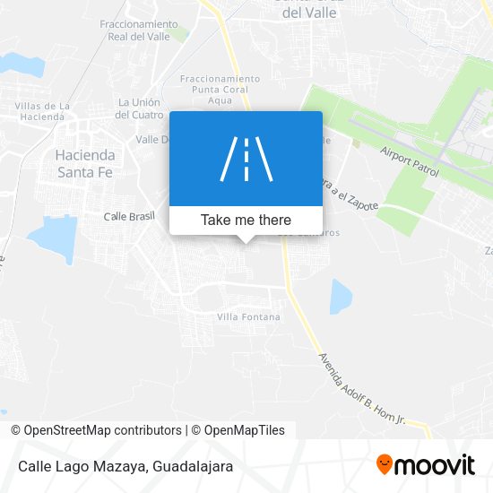 Calle Lago Mazaya map