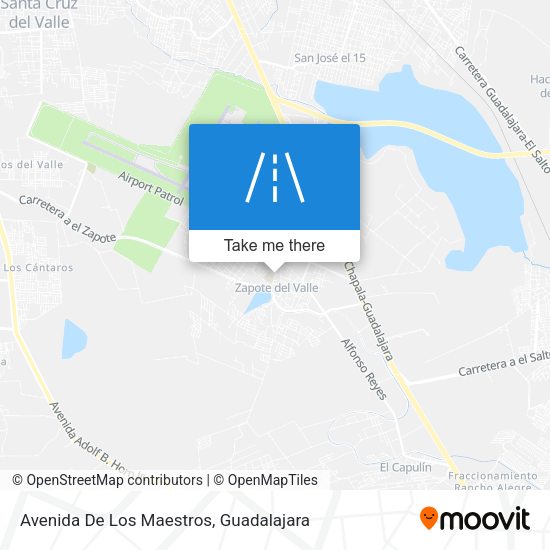 Mapa de Avenida De Los Maestros