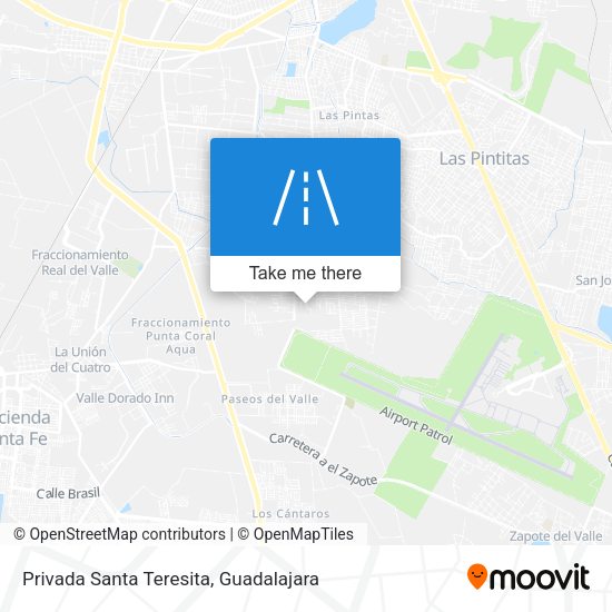 Mapa de Privada Santa Teresita