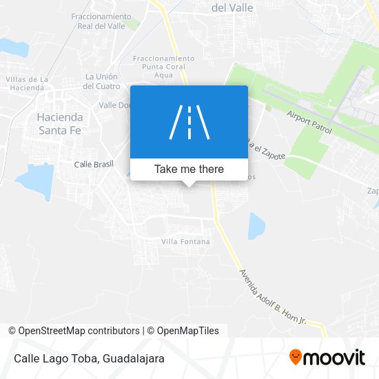 Mapa de Calle Lago Toba