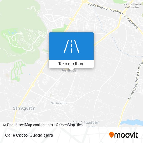 Mapa de Calle Cacto